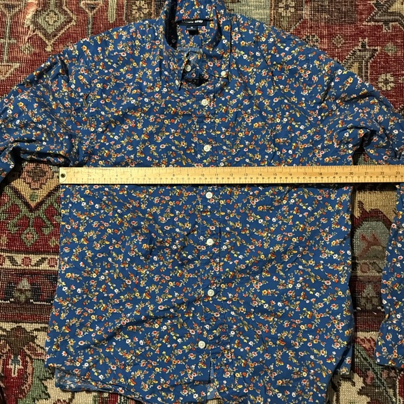 Lands' End Floral Dress Shirt - Picture 5 of 8